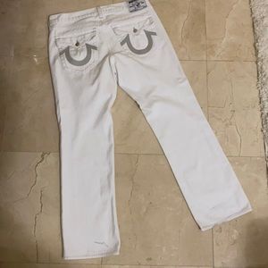 TRUE RELIGION White Jeans
